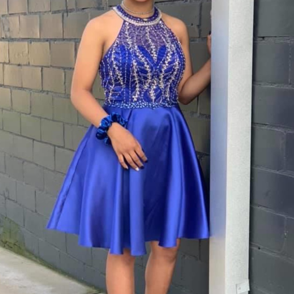 Blue Prom Dress 👗💙 - Picture 2 of 11